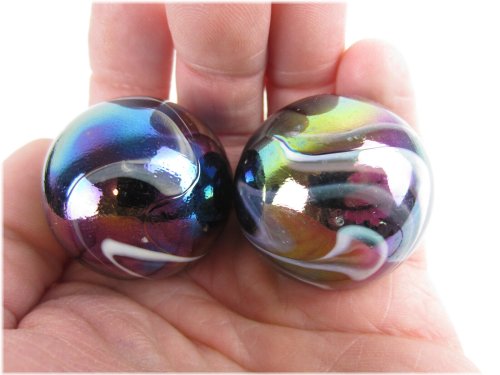 Galactic Swirl Glass Balls