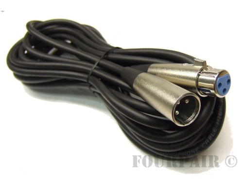 EchoLink Shielded XLR Audio Extension Cable - 10ft