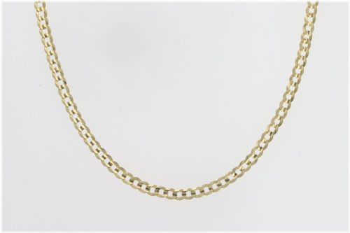 Golden Curb Link Necklace