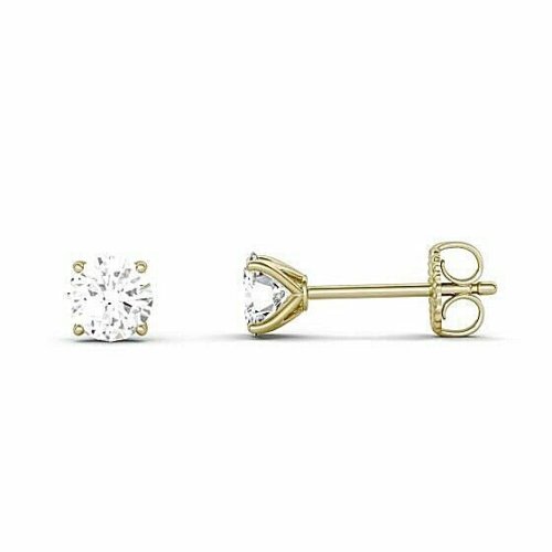Sunny Sparkle Diamond Stud Earrings