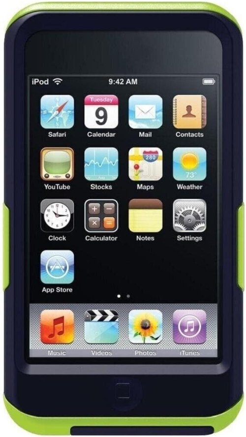 Commuter Case for iPod touch 4G - Black/Green by OtterBox