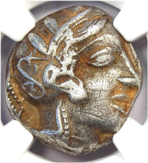 Athenian Owl Tetradrachm - 400 BC, NGC Certified VF