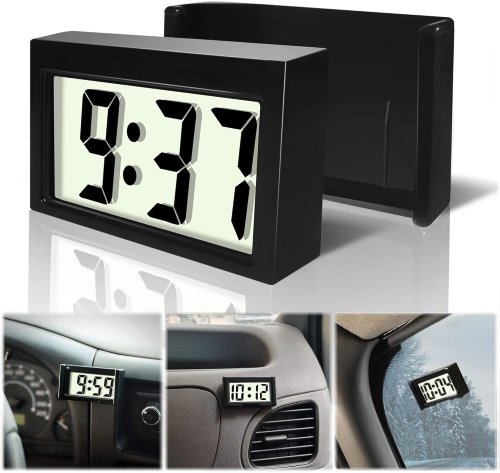 Jumbo Time Digital Dashboard Clock