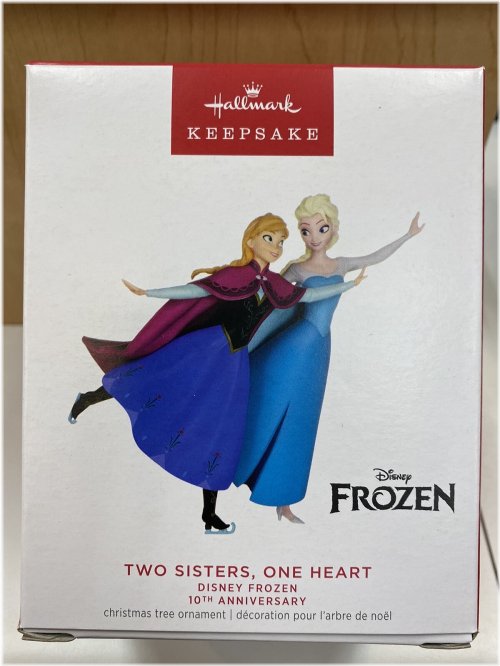 Frozen Sisters Heart Ornament