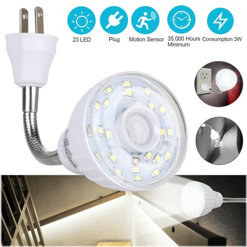 GlowGuard Motion-Sensing LED Night Light