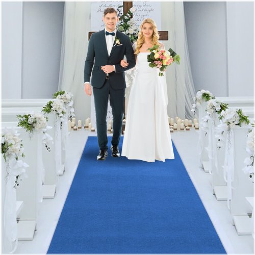 Navy Blue Wedding Aisle Runner