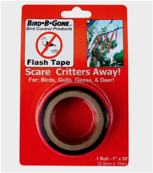 Red Mylar Tape for Animal Deterrence