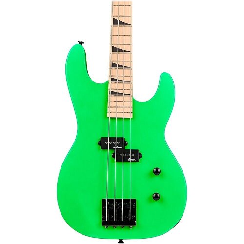 Neon Green Limited-Edition Jackson Concert Bass - JS1M