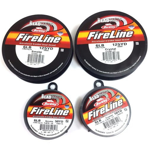 Crystal Smoke Black FireLine Thread