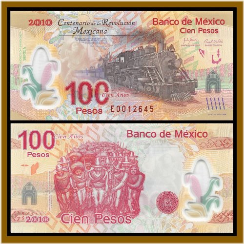 Revolutionary Mexican 100 Pesos Paper Note