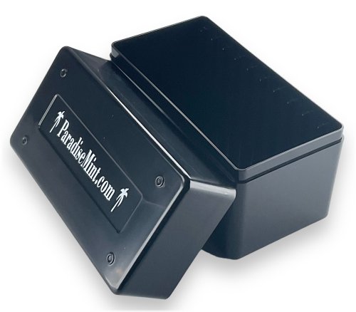 Black Slab Storage Box for Coin Collectors