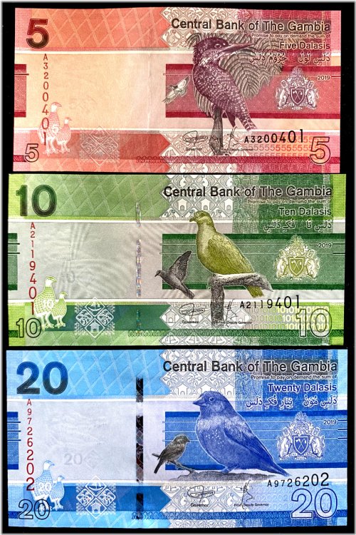 Gambia UNC Banknotes 2019