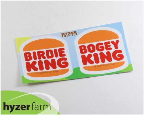 Birdie/Bogey King Vinyl Logo Sticker