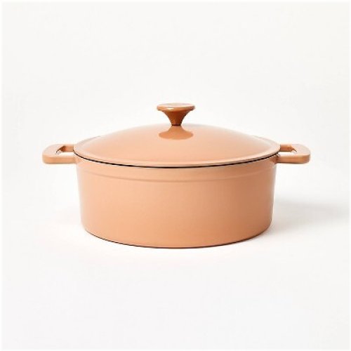Terracotta Orange Enamel Dutch Oven