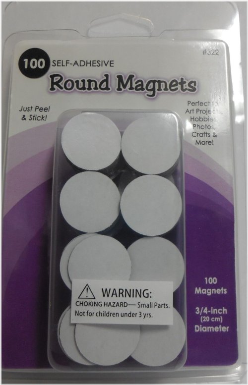 Magnetix Adhesive Strips - 100 Pack for Crafting and Quilling