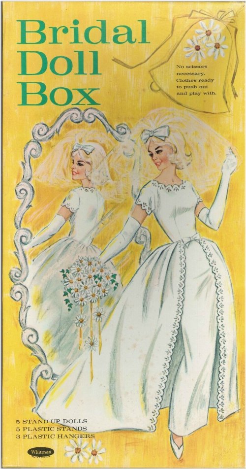 Bridal Bliss Paper Doll Set: Authentic Reproduction of 1960s Vintage Style