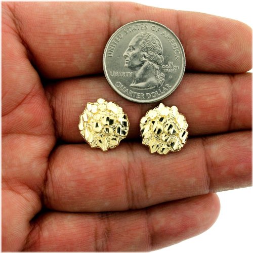 Golden Nugget Stud Earrings