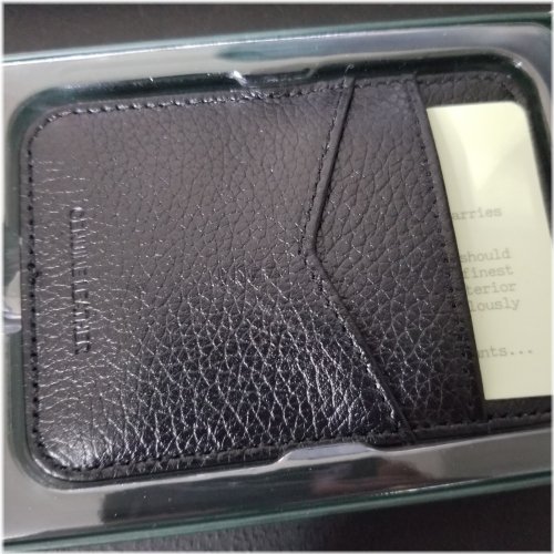 Onyx Leather Travel Wallet