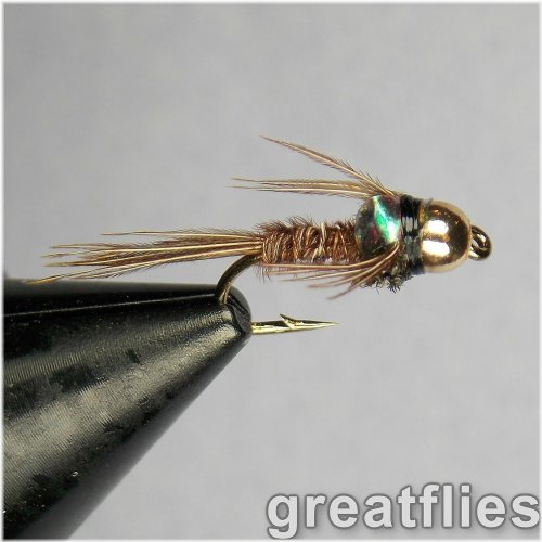 Pheasant Tail Flashback Nymph with Bead Head (12 pack)