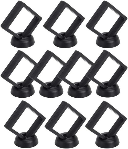 Floating Coin Display Frame Stand