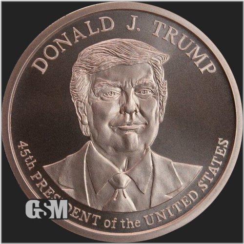 Presidential Commemorative Copper Round