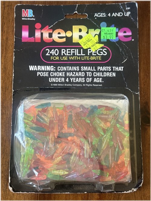 Retro Glow Pegs Pack