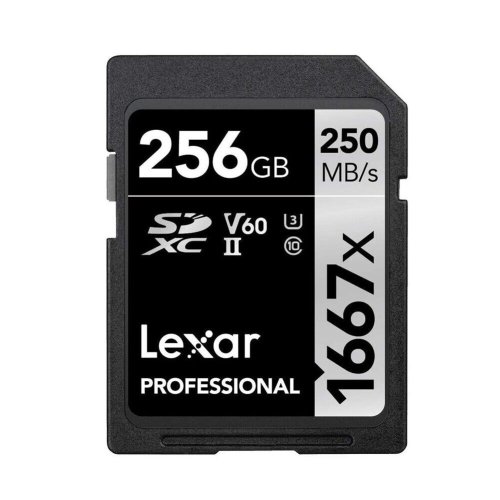 Lexar Professional 1667X 256GB SDXC UHS-II/U3 Memory Card