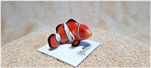 Anemone Clown Fish Miniature Figurine