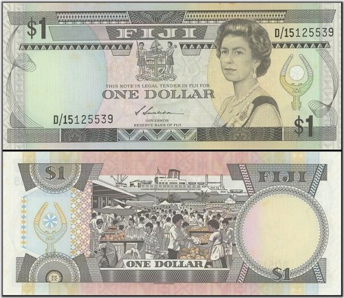 Fiji One Dollar Banknote from 1987 (P-86)