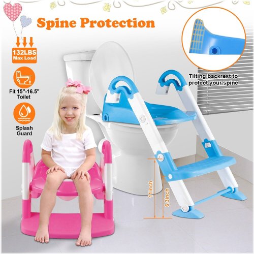 Little Steps Potty Trainer with Stool for Kids' Toilet Chair