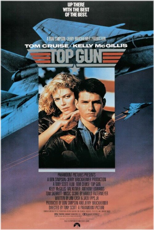 Classic Film Poster - Top Gun (Regular Style, 24" x 36")