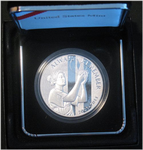 9/11 Commemorative Silver Dollar