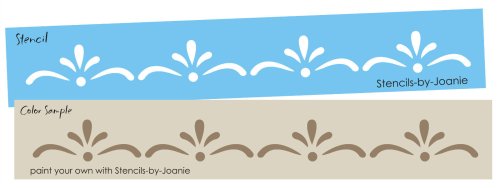 Colonial Tulip Border Stencil Set