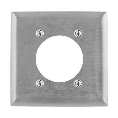 Gang2 Wall Plate and Box Cover with 2.48" Opening by Hubbell