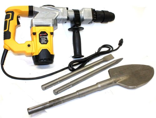 MaxImpact Electric Hammer Kit with Shovel and Chisels