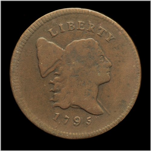 1795 Punctuated Flowing Hair Half Cent - VG Quality