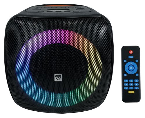 Party Pro Portable Speaker with LED Lights and Mic Input