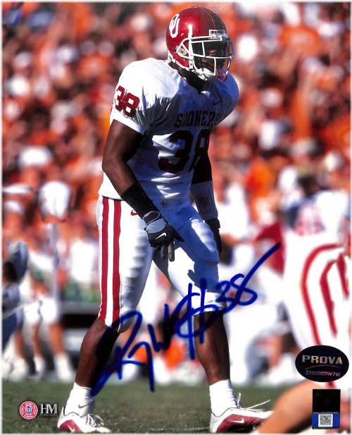 Legendary Oklahoma Sooners Autographed Photo by Roy Williams