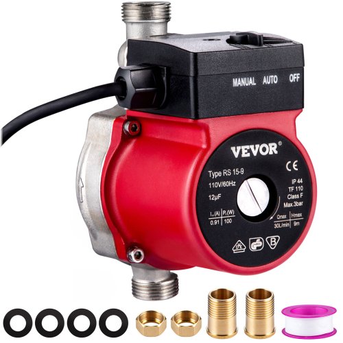 Hot Water Circulation Circulator 120W NPT3/4" Auto Pump