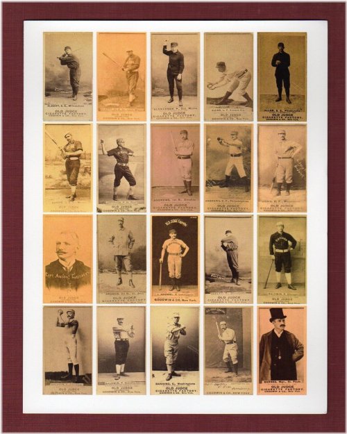 Vintage Legends Uncut Trading Card Collection