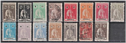 Ceres Stamp Collection: Angola 1914-1926