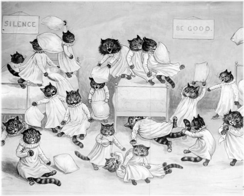 Feline Folly: Louis Wain's Humorous Art in 8