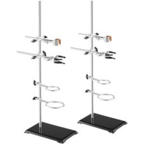 Precision Lab Support Stands with Clamps - Set of 2