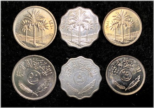 Fils Trio: Uncirculated Coins from Iraq