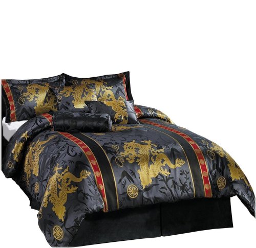 Dragon Jacquard Comforter Set