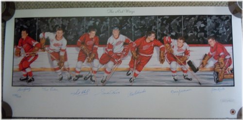 Legends of the Ice Autographed Lithograph
