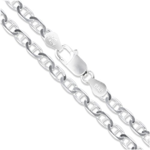 Marina Anchor Sterling Silver Link Necklace