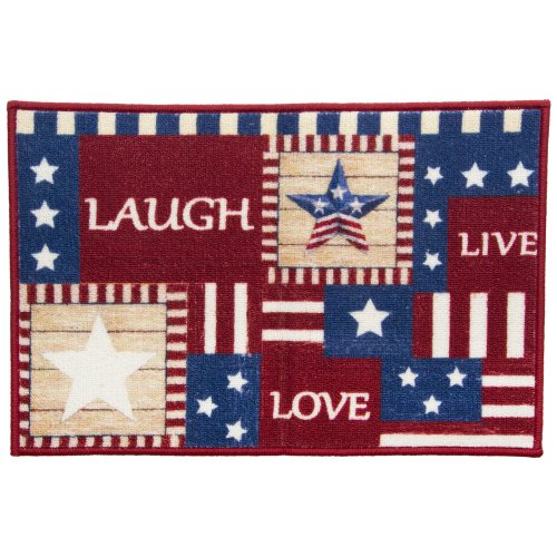 Patriotic Patchwork Rug