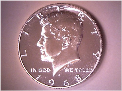 Sterling Proof 1968 Kennedy Half Dollar with Free Shipping