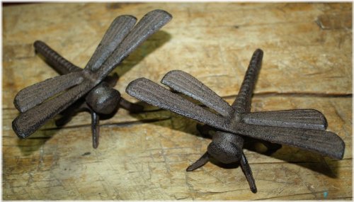 Rustic Cast Iron Garden Insect Statues